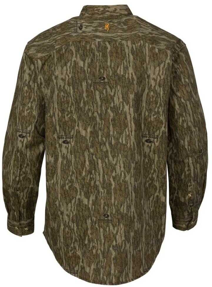 Browning Wasatch-Cb Shirt Button-Front 2 Pocket Mossy Bottomland Xl