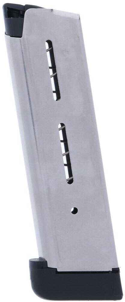 Wilson Combat 8 Round Stainless Mag Extension With Butt Pad For 1911 Government 45 Md: 47De