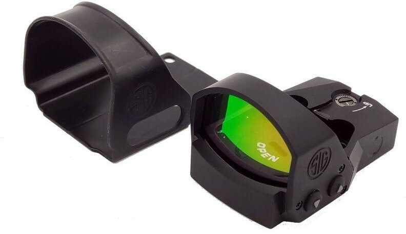 Sig Sauer Romeo1PRO Miniature Reflex Sight 6MOA Red Dot with Shroud FDE