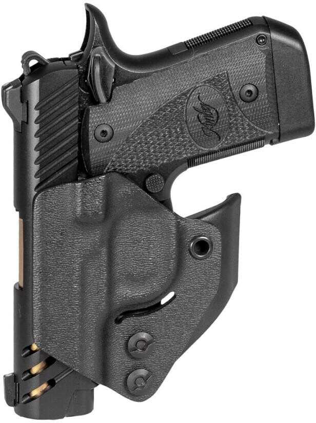 Mission First Tactical Minimalist Inside Waistband Holster Ambidextrous Fits Kimber Micro 9 Black Kydex Includes 1.5" B