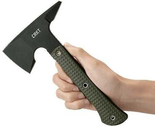 Columbia River 2726 Jenny Wren Compact 2.59" Sk5 Black Powder Coated Blade FRN Green Handle 10.06" Long Knife
