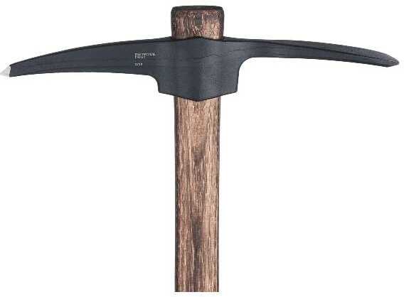 CRKT 2738 Chogan Mattock 2.14" 1055 Carbon Steel Blade, Fire Treated Tennessee Hickory Handle, 19" OAL
