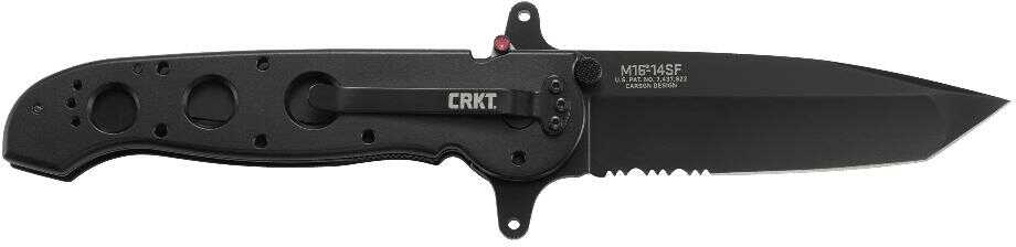 CRKT M16-14Sf Half Serrated Knife 3.99" W/Triple Point Serration