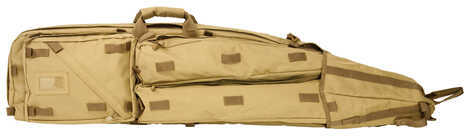 NCSTAR Drag Bag 45" Rifle Case Nylon Tan Includes Backpack Shoulder Straps CVDB2912T