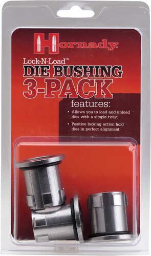Hornady 044093 Lock-N-Load Die Bushings 3 Pack Universal 7/8"-14 Thread Dies