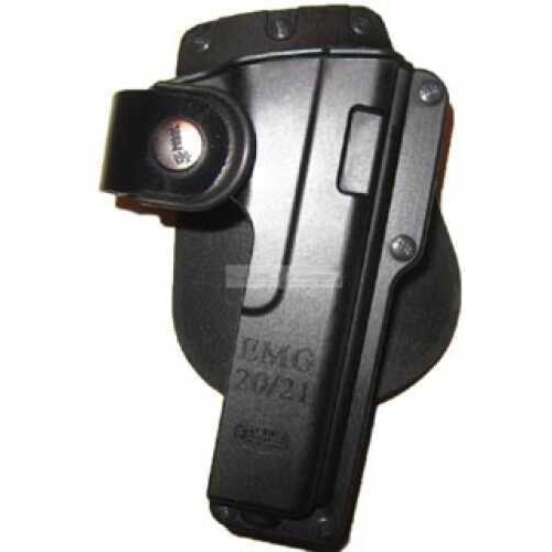 Fobus Light or Laser Roto Paddle Holster Fits Glock 21/20/37 With Right Hand Kydex Black GLT21RP