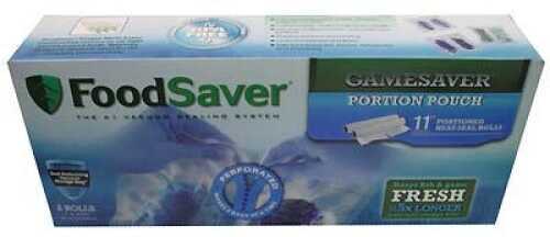 FoodSaver GameSaver 11inX16ft Portion Pouch Heat-Seal 2 Pack