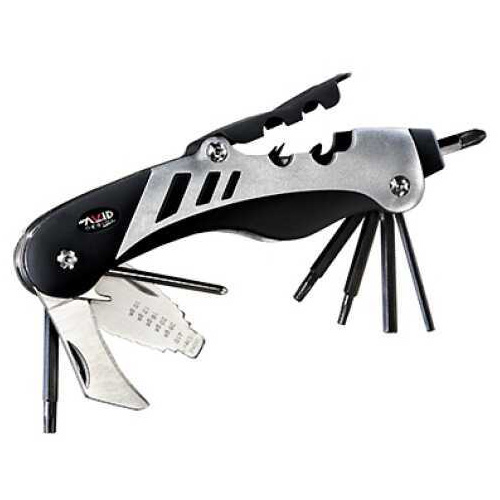 AVID The Gun Tool Multi-Tool Black/ Silver Dual Blade Multi-Bit Kit Stainless Steel AVGTCL211