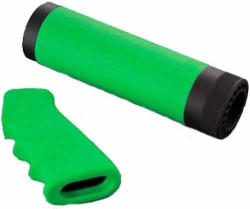 AR-15 Hogue 15019 Zombie X Rubber Green