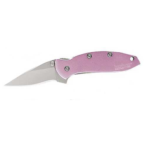 Kershaw Folding Knife With Drop Point Blade & Plain Edge Md: 1600Pink