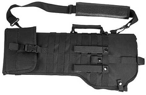 NCSTAR Rifle Scabbard Black Nylon 22" Length Six Metal D-Ring locations Includes Padded Shoulder Sling CVRSCB2919B