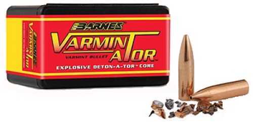 Barnes Bullets Varmin-A-Tor 20 Caliber .204 Diameter 32 Grain Hollow Point Flat Base 100 Count