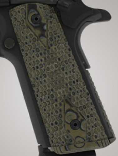 Hogue Grips Piranha Magrip Kit Fits Colt Government G-Mascus Green Finish Flat Mainspring G10 01228