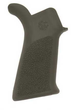 Hogue 15031 Overmolded Beavertail Made Of Rubber With OD Green Cobblestone Finish For AR-15, M16