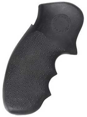Hogue 19100 Monogrip with Finger Grooves Grip S&W K/L w/Round Butt Nylon Black