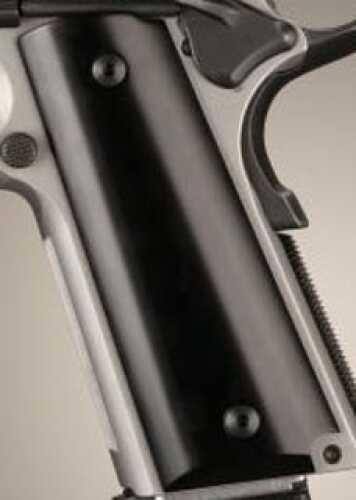 Hogue Grips Fits Colt Government Aluminum Brushed Gloss Black Finish 45166