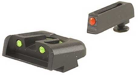 Truglo TG131G2 Brite-Site Fiber Optic Compatible w/for Glock 20212528-323740-41 3 Dot Red Green Black