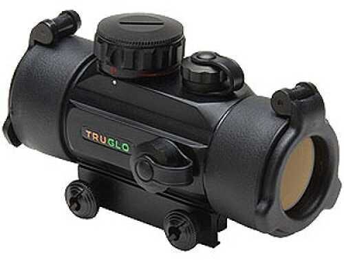 Truglo TG8030Db Red Dot 1X 30mm Obj Unlimited Eye Relief 5 MOA Black