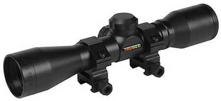 Truglo 4X32MM Rimfire Scope With Weaver Style Rings & Matte Black Finish Md: TG8504Br
