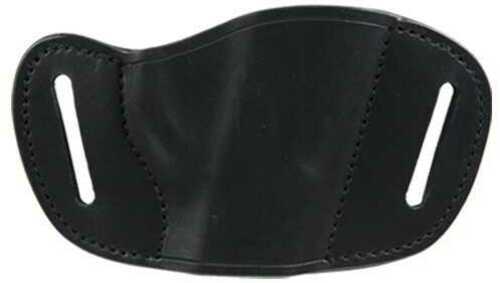 Bulldog Belt Slide Medium Automatic Handgun Holster Right Leather Black MLBM