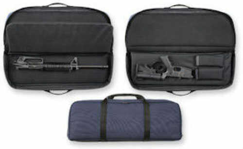 Bulldog Cases Discreet Tactical Rifle Navy Nylon 29" Internal Magazine Pouches Cases475