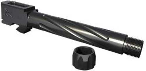 Rival Arms Ra20G102B Threaded Barrel Compatible With for Glock 17 Gen 3/4 416 Stainless Steel Graphite PVD