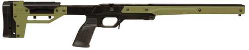 Mdt Sporting Goods Inc 103725ODG Oryx Chassis OD Green/Black Aluminum, Adj. Cheekrest, M-LOK Forend, AR-Style Grip, Barr