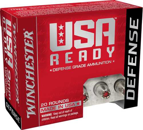 9mm Luger 124 Grain Jacketed Hollow Point 20 Rounds Winchester Ammunition