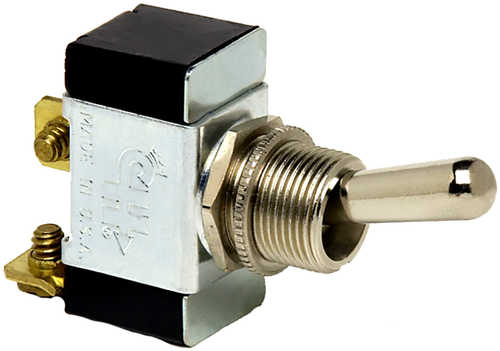 Cole Hersee Heavy-Duty Toggle Switch SPST Off-(On) 2 Screw