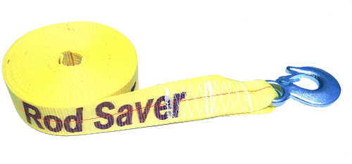 Rod Saver Heavy-Duty Winch Strap Replacement - Yellow - 2" x 30'