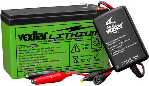 Vexilar 12V Lithium Ion Battery & Charger