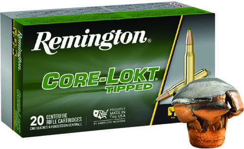 Remington 270 Win 130 gr 3080 fps Core-Lokt Tipped (CLT) Ammo 20 Round Box