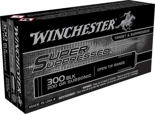 300 AAC Blackout 200 Grain Open Tip Match Rounds Winchester Ammunition