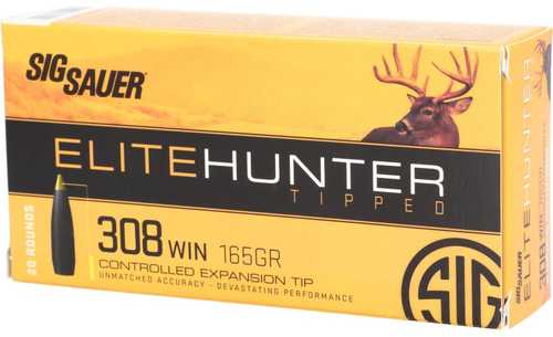 308 Win 165 Grain Tipped Gameking 20 Rounds Sig Sauer Ammunition 308 Winchester