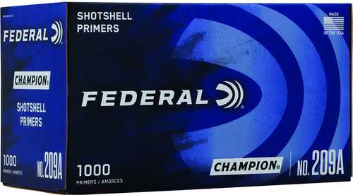 Federal 209A Standard Shotshell 10 Boxes of 100 Primers