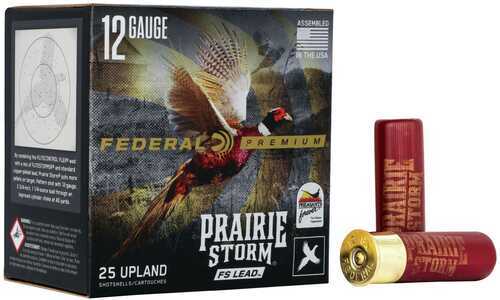 Federal Prairie Storm FS Lead Shotshells 12 Ga 3" 1-5/8Oz 1350 Fps #4 25/ct