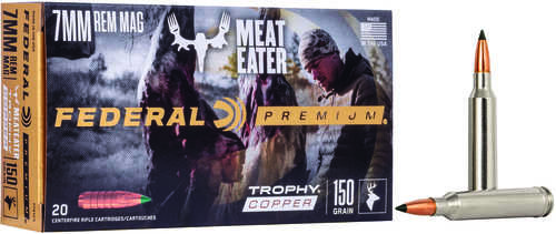 7mm Rem Mag 150 Grain Trophy Copper Tipped 20 Rounds Federal Ammunition 7mm Remington Magnum