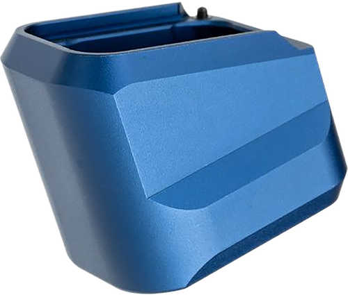 Tyrant CNC TDVP9MAGEXBLUE Magazine Extension Fits H&K Vp9/Vp40/Vp30 5Rd Blue Aluminum