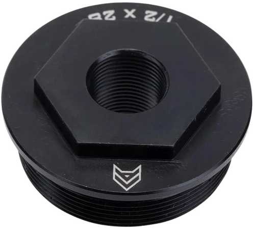 Angstadt Arms Direct Thread Adapter 1/2X28 Thread Pitch to HUB Black AAHUBDT228