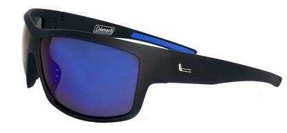 Badlands-Matte Black Full Frame W/Blue Mirror Len Sunglasses