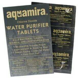 Water Purifier Tablets Military Aquamira 67405 Treatment 10/Pack