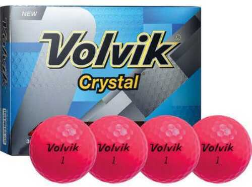 Volvik 2016 Crystal Pink Dozen Golf Balls