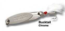 Acme Kastmaster Spoon 1/2 Chrome Yellow Or White Bucktail Md#: SW111-Ch