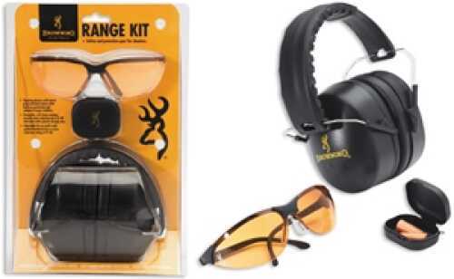 Browning Hearing & Eye Protection Range Kit Black Model: 126368