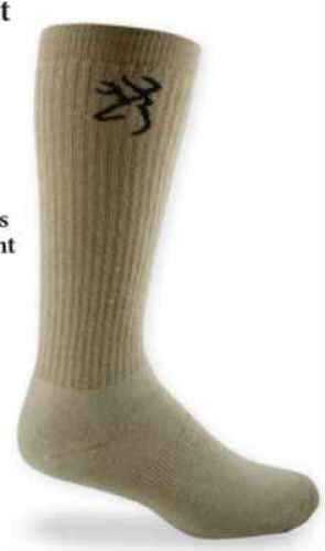 Browning Socks Boot Taupe Size : Large Med Weight