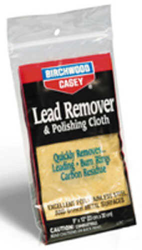 Birchwood Casey Lead Remover & Polishing Cloth 9" X 12" - Can Be Cut To Size Quickly removes Leading, Burn Rings, carbo