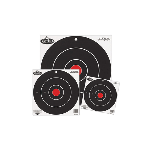 Dirty Bird 8'' Bull's-Eye Target 200 Sheet Pack