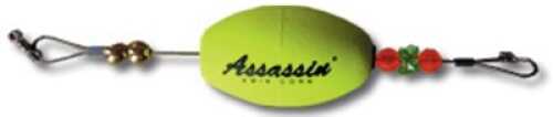 Bass Assassin Kwik Cork Chart Oval Titanium W/Spare Md#: KCA87002