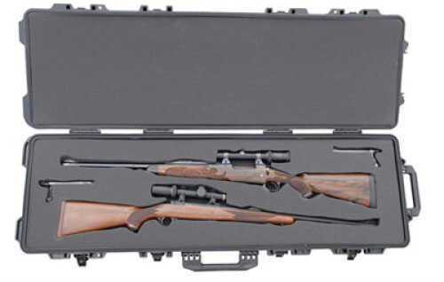 Boyt H-Series Gun Case 51" X 15" 6" - All Steel Powder-Coated Field replaceable Draw latches Waterproof O-Ring Seal