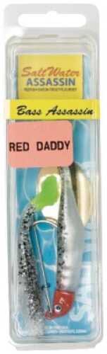 Bass Assassin Red Daddy SpInnerbait 4In Redfish SpInbait Salt & Pepper/Chartreuse Md#: Rd88238